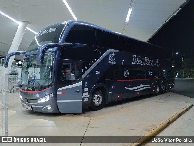 Isla Bus Transportes 2800 na cidade de Fernandópolis, São Paulo, Brasil, por João Vitor Pereira. Número da foto: #11749526.