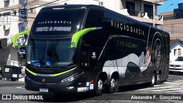 Viação Garcia 86038 na cidade de Balneário Camboriú, Santa Catarina, Brasil, por Alexandre F.  Gonçalves. ID da foto: 11749631.