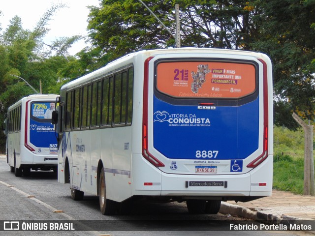 ATT - Atlântico Transportes e Turismo - Vitória da Conquista 8887 na cidade de Vitória da Conquista, Bahia, Brasil, por Fabrício Portella Matos. Número da foto: #11749617.