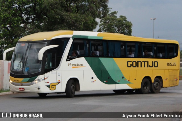 Empresa Gontijo de Transportes 18535 na cidade de Brasília, Distrito Federal, Brasil, por Alyson Frank Ehlert Ferreira. Número da foto: #11748152.
