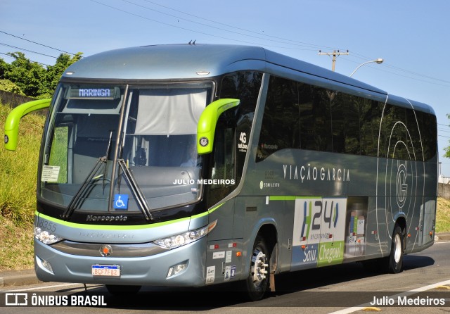 Viação Garcia 8355 na cidade de Campinas, São Paulo, Brasil, por Julio Medeiros. ID da foto: 11749866.