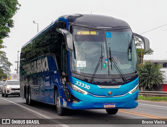 Viação Águia Branca 33330 na cidade de Campos dos Goytacazes, Rio de Janeiro, Brasil, por Breno Vieira. ID da foto: 11748490.