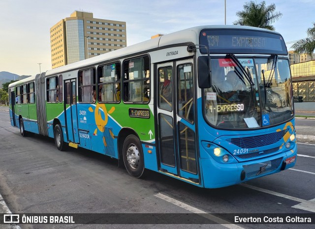 Unimar Transportes 24091 na cidade de Cariacica, Espírito Santo, Brasil, por Everton Costa Goltara. ID da foto: 11749014.