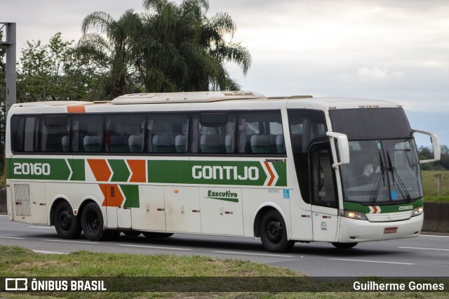 Empresa Gontijo de Transportes 20160 na cidade de Pindamonhangaba, São Paulo, Brasil, por Guilherme Gomes. ID da foto: 11751017.