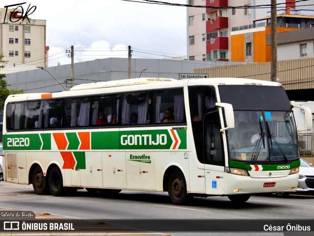 Empresa Gontijo de Transportes 21220 na cidade de Belo Horizonte, Minas Gerais, Brasil, por César Ônibus. ID da foto: 11751346.