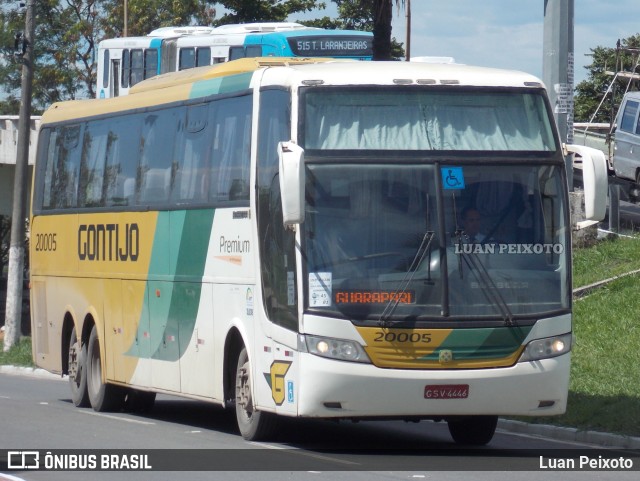 Empresa Gontijo de Transportes 20005 na cidade de Vitória, Espírito Santo, Brasil, por Luan Peixoto. ID da foto: 11755676.