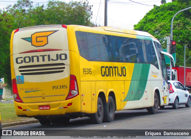 Empresa Gontijo de Transportes 19315 na cidade de Eunápolis, Bahia, Brasil, por Eriques  Damasceno. Número da foto: #11754568.