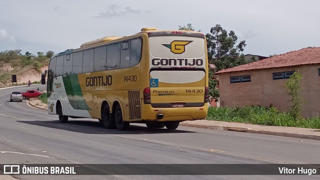 Empresa Gontijo de Transportes 14430 na cidade de Berilo, Minas Gerais, Brasil, por Vitor Hugo. ID da foto: 11752189.