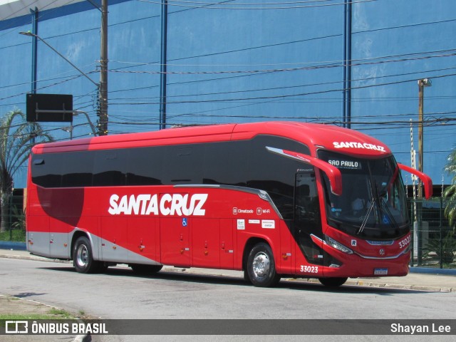 Viação Santa Cruz 33023 na cidade de São Paulo, São Paulo, Brasil, por Shayan Lee. Número da foto: #11754024.