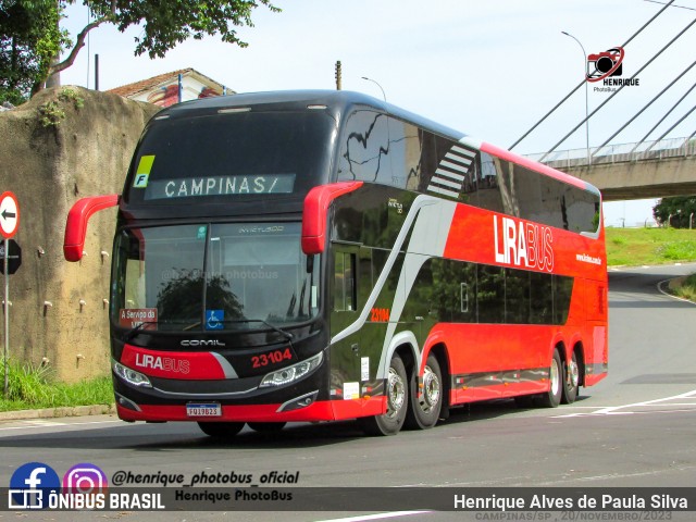 Lirabus 23104 na cidade de Campinas, São Paulo, Brasil, por Henrique Alves de Paula Silva. Número da foto: #11751869.