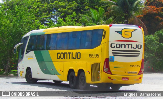 Empresa Gontijo de Transportes 18995 na cidade de Eunápolis, Bahia, Brasil, por Eriques  Damasceno. ID da foto: 11754578.