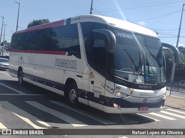 Viação Piracicabana 2157 na cidade de São Paulo, São Paulo, Brasil, por Rafael Lopes de Oliveira. Número da foto: #11752572.
