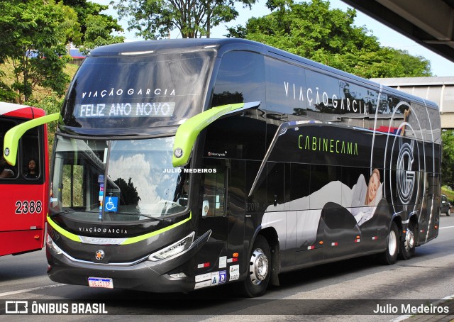 Viação Garcia 87019 na cidade de Campinas, São Paulo, Brasil, por Julio Medeiros. ID da foto: 11754724.