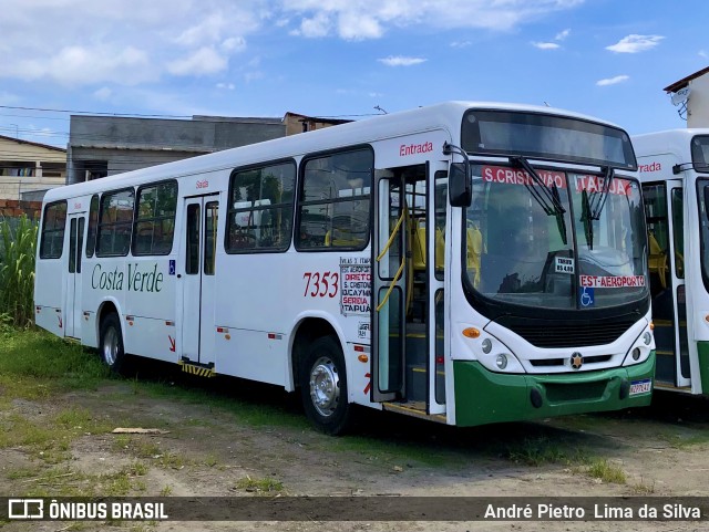 Empresa de Transportes Costa Verde 7353 na cidade de Lauro de Freitas, Bahia, Brasil, por André Pietro  Lima da Silva. Número da foto: #11755724.