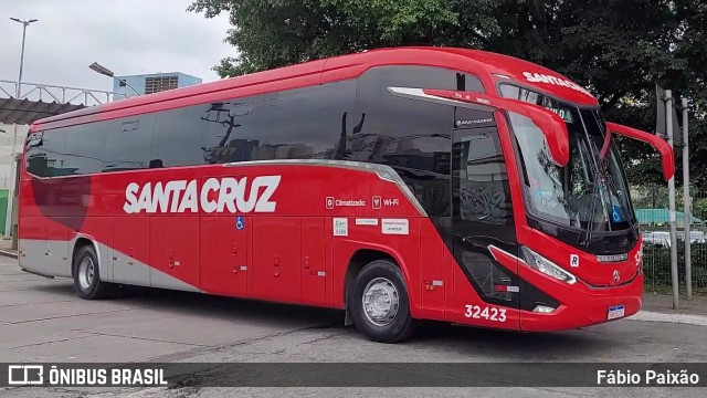 Viação Santa Cruz 32423 na cidade de São Paulo, São Paulo, Brasil, por Fábio Paixão. Número da foto: #11753850.