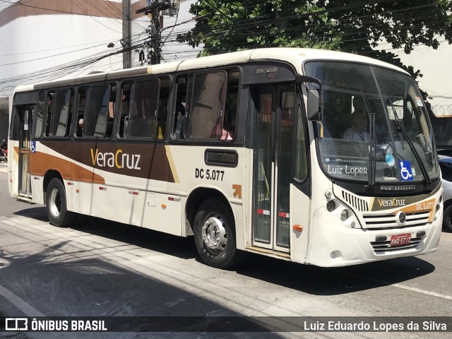 Auto Ônibus Vera Cruz DC 5.077 na cidade de Duque de Caxias, Rio de Janeiro, Brasil, por Luiz Eduardo Lopes da Silva. Número da foto: #11752395.