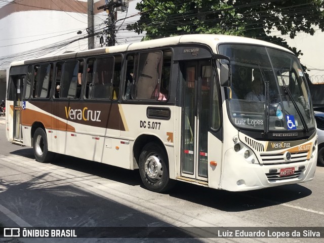 Auto Ônibus Vera Cruz DC 5.077 na cidade de Duque de Caxias, Rio de Janeiro, Brasil, por Luiz Eduardo Lopes da Silva. ID da foto: 11752395.