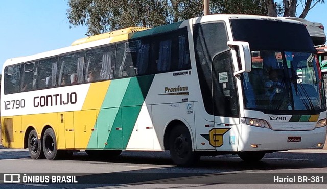 Empresa Gontijo de Transportes 12790 na cidade de Betim, Minas Gerais, Brasil, por Hariel BR-381. Número da foto: #11753868.