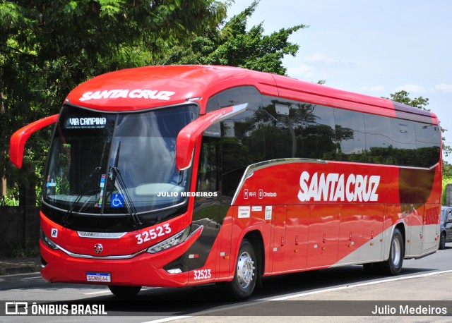 Viação Santa Cruz 32523 na cidade de Campinas, São Paulo, Brasil, por Julio Medeiros. Número da foto: #11754430.