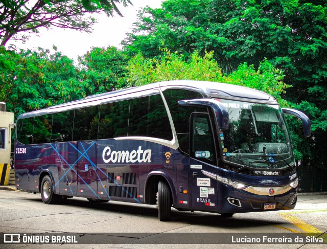 Viação Cometa 722500 na cidade de São Paulo, São Paulo, Brasil, por Luciano Ferreira da Silva. ID da foto: 11753459.