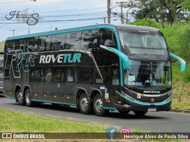 Rovetur Turismo 3500 na cidade de Campinas, São Paulo, Brasil, por Henrique Alves de Paula Silva. Número da foto: #11751879.