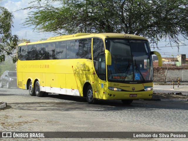 Viação Itapemirim 8635 na cidade de Caruaru, Pernambuco, Brasil, por Lenilson da Silva Pessoa. ID da foto: 11754917.