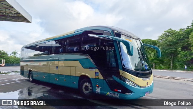 Santa Fé Transportes 161 na cidade de Formiga, Minas Gerais, Brasil, por Diego Felipe. ID da foto: 11753164.