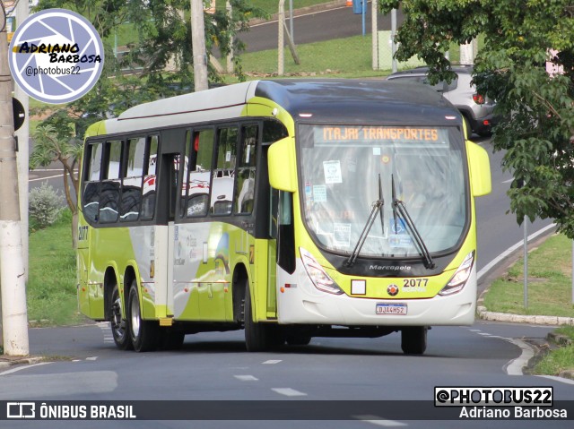 Itajaí Transportes Coletivos 2077 na cidade de Campinas, São Paulo, Brasil, por Adriano Barbosa. Número da foto: #11753901.