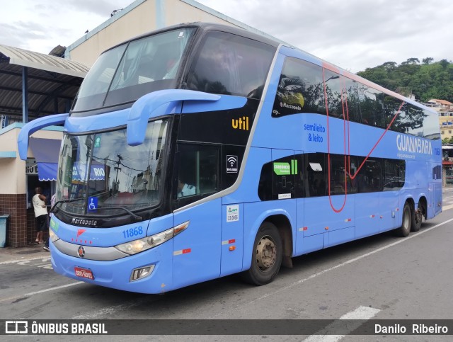 UTIL - União Transporte Interestadual de Luxo 11868 na cidade de Barra do Piraí, Rio de Janeiro, Brasil, por Danilo  Ribeiro. Número da foto: #11755726.