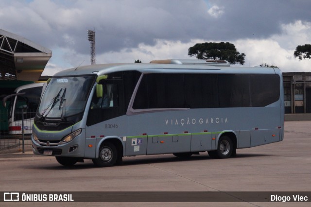 Viação Garcia 83046 na cidade de Curitiba, Paraná, Brasil, por Diogo Viec. ID da foto: 11755242.