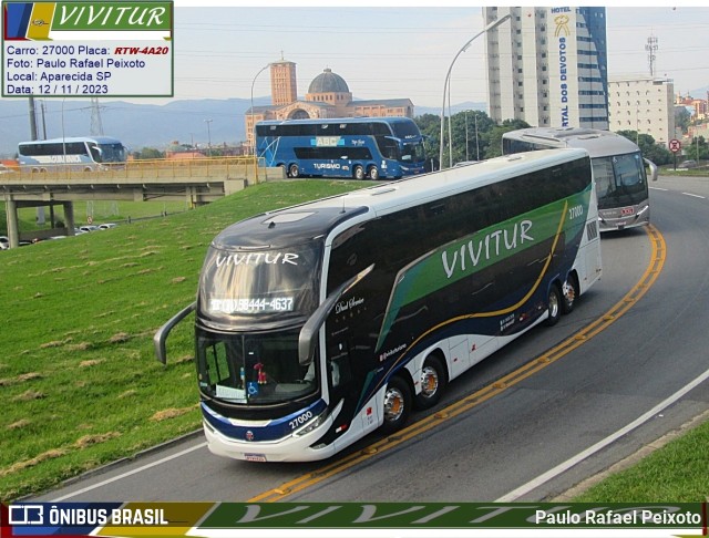 Vivitur Turismo 27000 na cidade de Aparecida, São Paulo, Brasil, por Paulo Rafael Peixoto. Número da foto: #11752298.