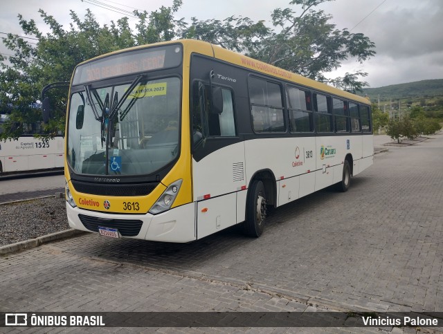 Coletivo Transportes 3613 na cidade de Caruaru, Pernambuco, Brasil, por Vinicius Palone. Número da foto: #11753985.