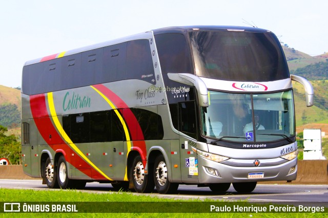 Colitran Transporte e Turismo 16100 na cidade de Roseira, São Paulo, Brasil, por Paulo Henrique Pereira Borges. Número da foto: #11758187.