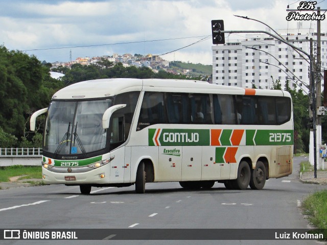 Empresa Gontijo de Transportes 21375 na cidade de Juiz de Fora, Minas Gerais, Brasil, por Luiz Krolman. ID da foto: 11755959.