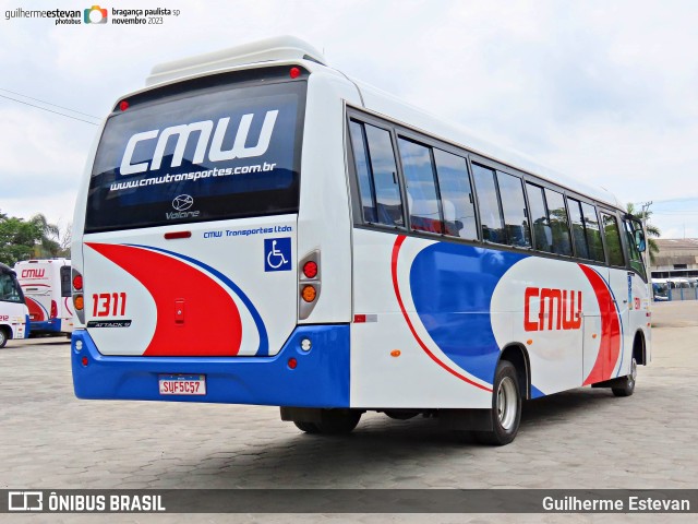 CMW Transportes 1311 na cidade de Bragança Paulista, São Paulo, Brasil, por Guilherme Estevan. ID da foto: 11758738.