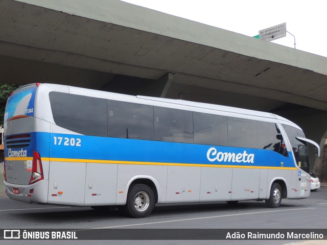 Viação Cometa 17202 na cidade de Belo Horizonte, Minas Gerais, Brasil, por Adão Raimundo Marcelino. Número da foto: #11758729.