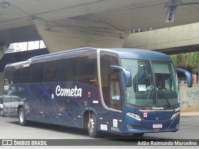 Viação Cometa 721521 na cidade de Belo Horizonte, Minas Gerais, Brasil, por Adão Raimundo Marcelino. ID da foto: 11759027.