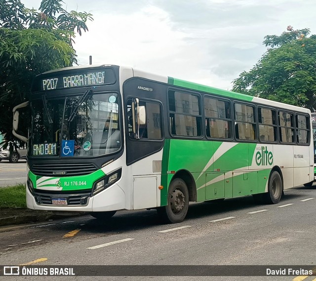 Viação Elite RJ 176.044 na cidade de Volta Redonda, Rio de Janeiro, Brasil, por David Freitas. Número da foto: #11759058.