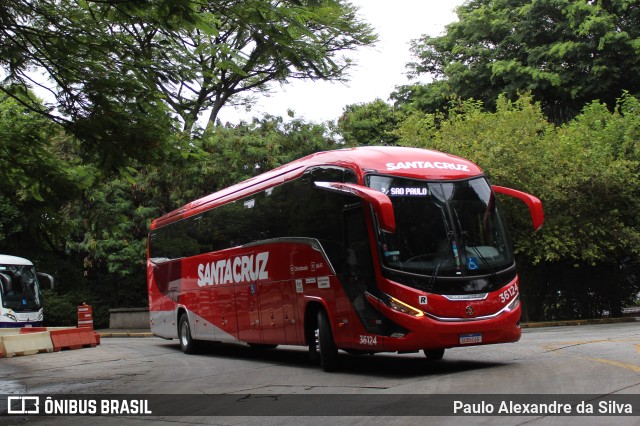 Viação Santa Cruz 36124 na cidade de São Paulo, São Paulo, Brasil, por Paulo Alexandre da Silva. Número da foto: #11757385.