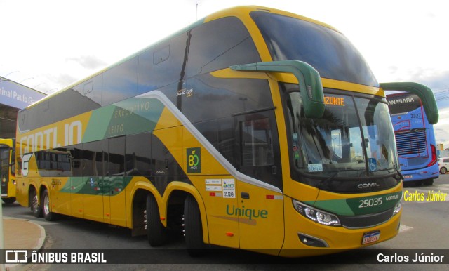 Empresa Gontijo de Transportes 25035 na cidade de Goiânia, Goiás, Brasil, por Carlos Júnior. ID da foto: 11757430.