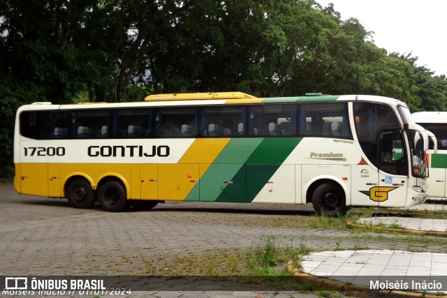 Empresa Gontijo de Transportes 17200 na cidade de Cubatão, São Paulo, Brasil, por Moiséis Inácio. ID da foto: 11757849.