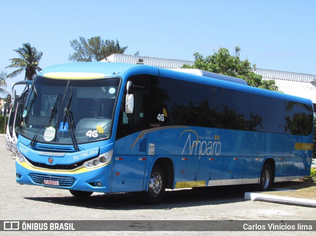Viação Nossa Senhora do Amparo RJ 186.084 na cidade de Cabo Frio, Rio de Janeiro, Brasil, por Carlos Vinícios lima. Número da foto: #11758780.