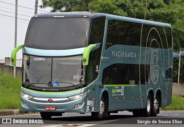 Viação Garcia 8723 na cidade de Campinas, São Paulo, Brasil, por Sérgio de Sousa Elias. ID da foto: 11756512.