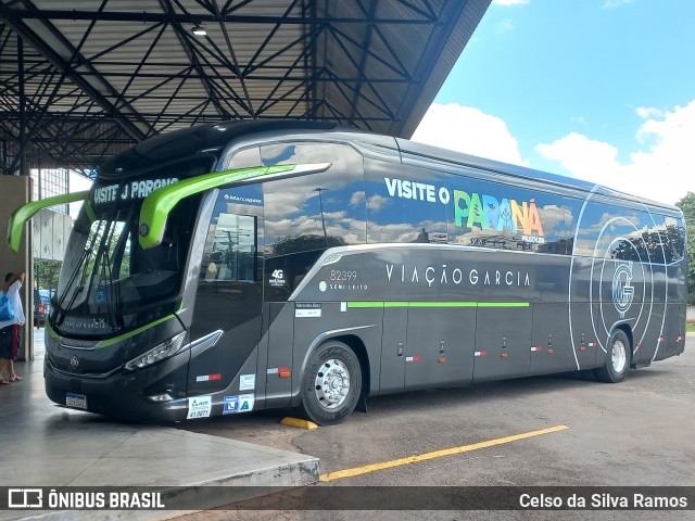 Viação Garcia 82399 na cidade de Paranavaí, Paraná, Brasil, por Celso da Silva Ramos. ID da foto: 11758805.