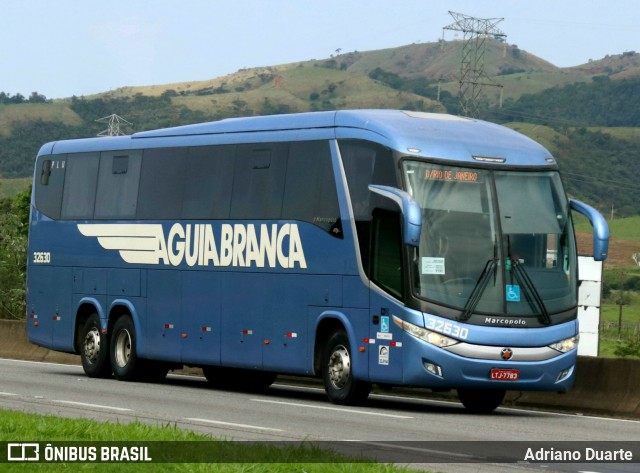 Viação Águia Branca 32630 na cidade de Roseira, São Paulo, Brasil, por Adriano Duarte. ID da foto: 11758675.