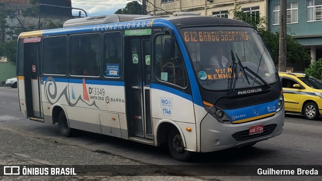 Transportes Barra D13349 na cidade de Rio de Janeiro, Rio de Janeiro, Brasil, por Guilherme Breda. ID da foto: 11757829.