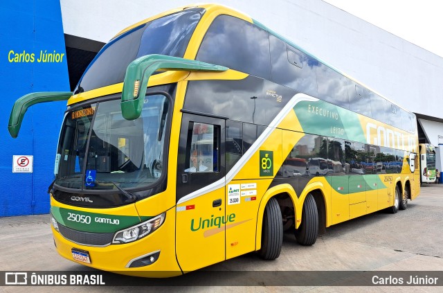 Empresa Gontijo de Transportes 25050 na cidade de Goiânia, Goiás, Brasil, por Carlos Júnior. ID da foto: 11757255.