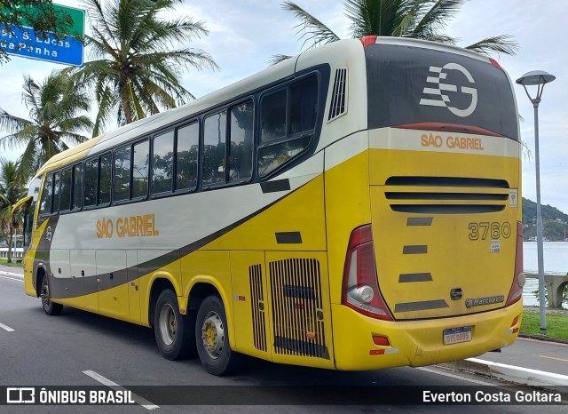 Viação São Gabriel 3760 na cidade de Vitória, Espírito Santo, Brasil, por Everton Costa Goltara. ID da foto: 11757702.