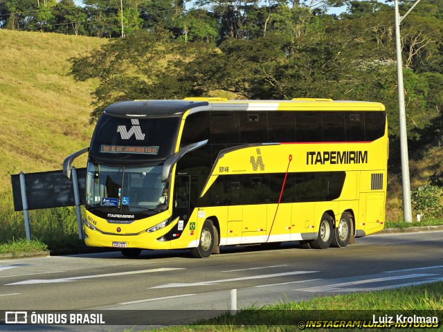 Viação Nova Itapemirim 50146 na cidade de Juiz de Fora, Minas Gerais, Brasil, por Luiz Krolman. ID da foto: 11758435.