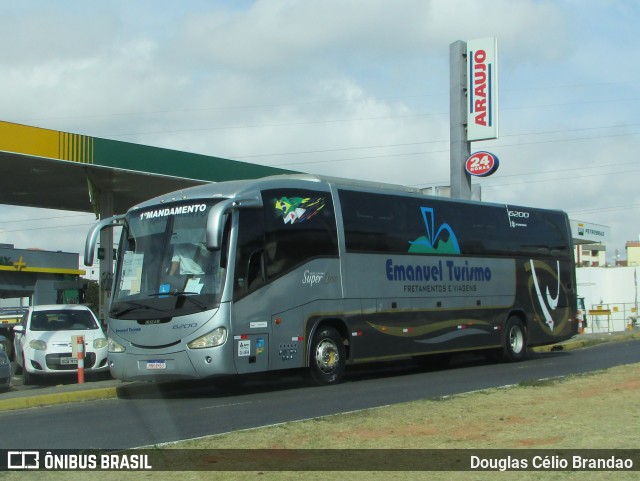 Emanuel Turismo Fretamentos e Viagens 6200 na cidade de Belo Horizonte, Minas Gerais, Brasil, por Douglas Célio Brandao. ID da foto: 11760923.